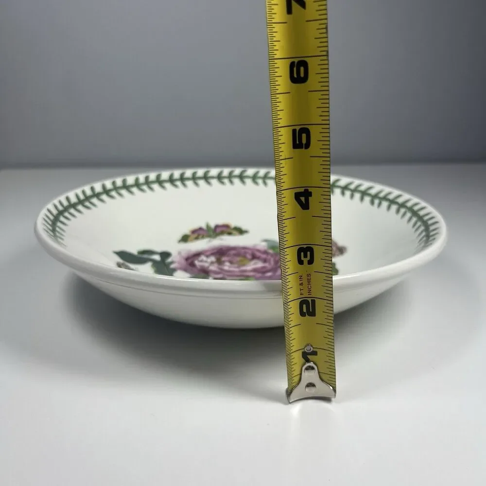 The Botanic Garden large bowl Pasta Fruit Bowl Serving Bowl Paeonia Peony 10.25